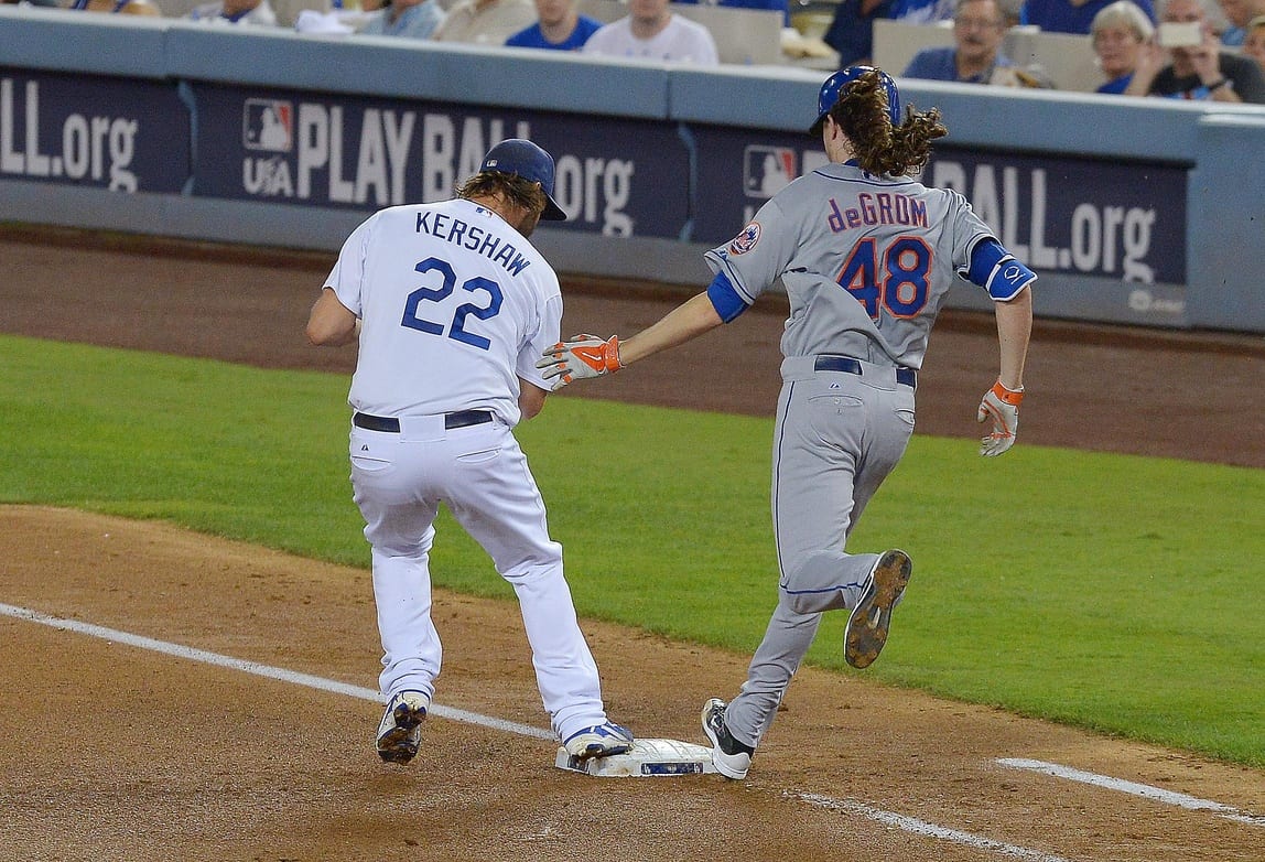 Jacob deGrom dominates, Clayton Kershaw suffers another defeat - True Blue  LA