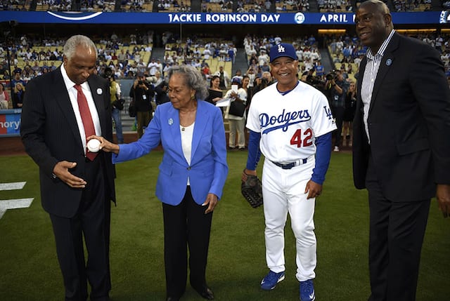 dodgers star players @mookiebetts @davidprice14 & manager Dave Roberts open  up about the legacy of Jackie Robinson: @goodmorningamerica…