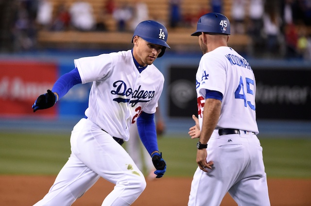 Dodgers outfielder Trayce Thompson is grateful to back with Los