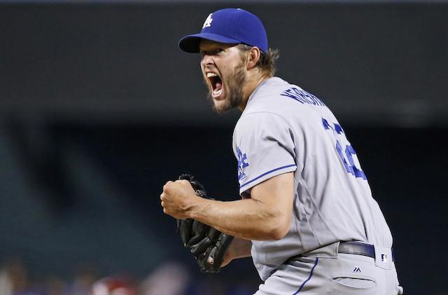 Clayton Kershaw Scream WHT