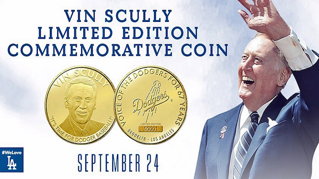 Vin Scully coin