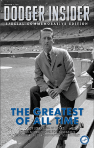Vin Scully commemorative Dodger Insider cover