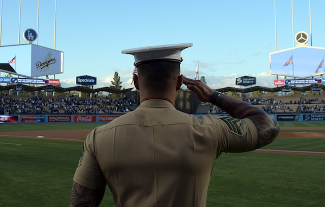 Dodgers and Justin Turner honor veterans at annual batting practice event, by Sue Jo