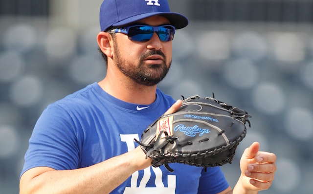 World Series: Dodgers' Adrian Gonzalez on vacation instead of with team