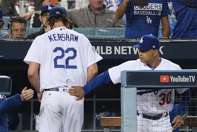 History got away from Clayton Kershaw! Dave Roberts pulled him