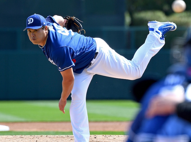 Dodgers Spring Training: Hyun-Jin Ryu Working On New Slider Inspired By KBO  Pitcher Suk-Min Yoon - Dodger Blue