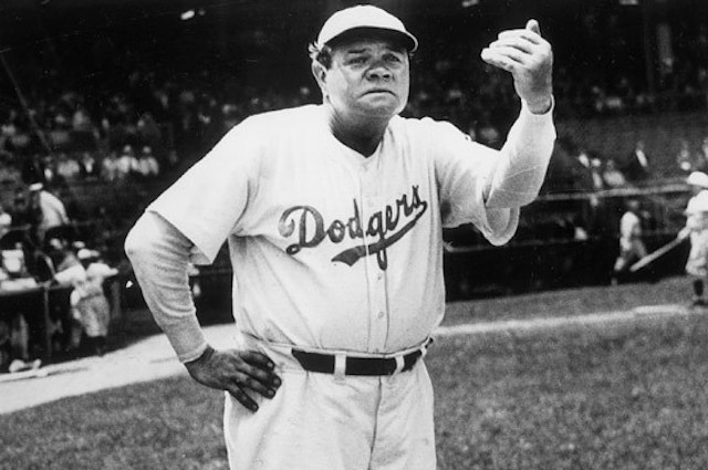 babe ruth dodgers jersey