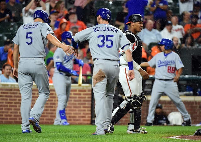 Corey Seager and Cody Bellinger Los Angeles Dodgers Dual