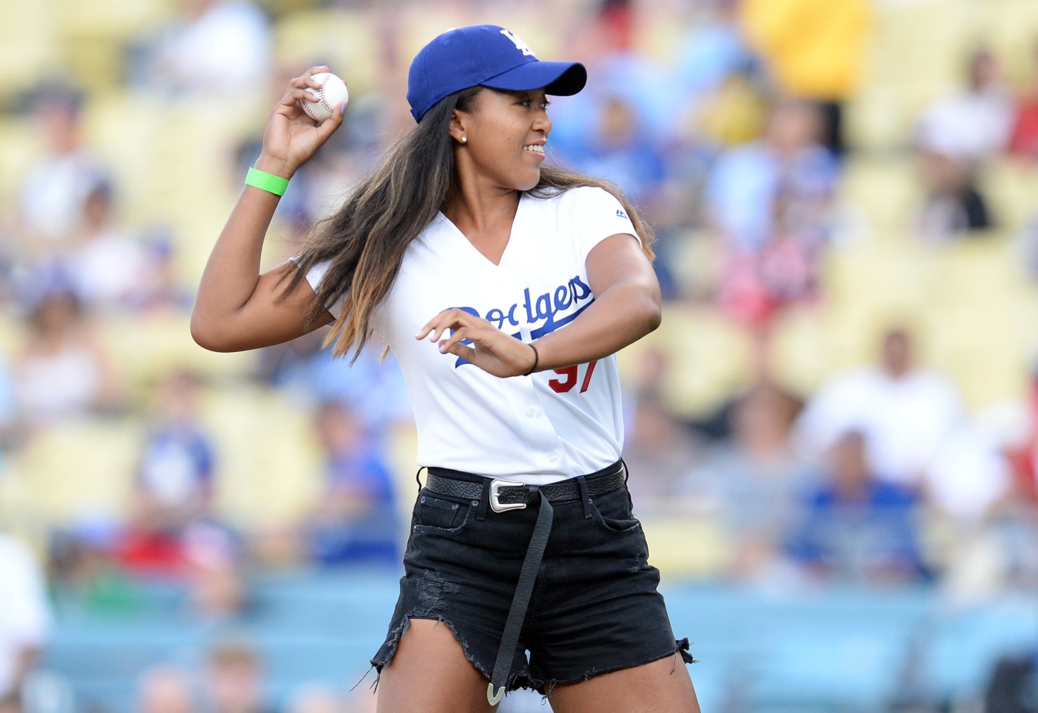 Naomi Osaka Los Angeles Dodgers