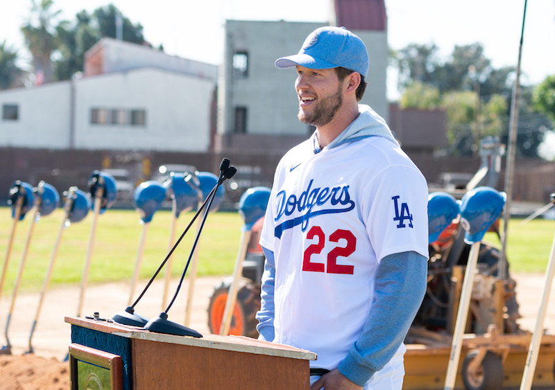 Clayton Kershaw Los Angeles Dodgers Jersey white