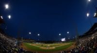 Camelback Ranch view, home plate net, 2020 Spring Training