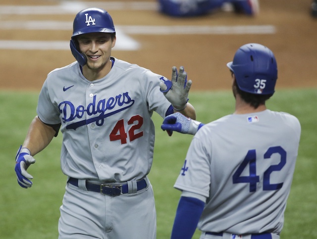 Dodgers Highlights: Corey Seager, Cody Bellinger & Will Smith Homer To Beat  Rangers