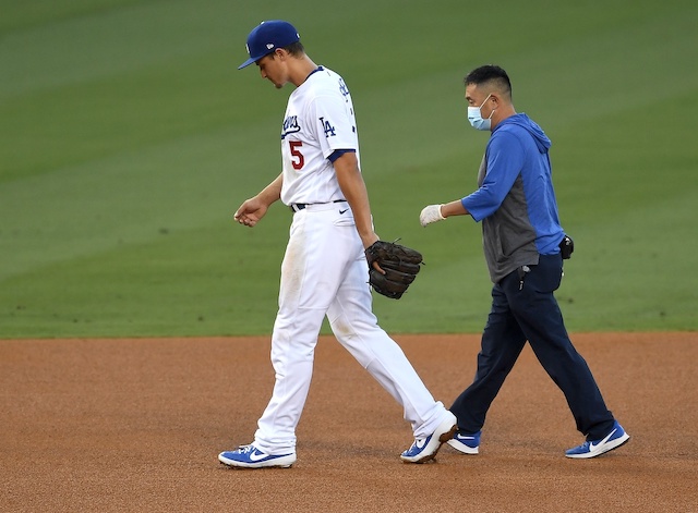 Dodgers News: Corey Seager Removed From Giants Game Due To Lower