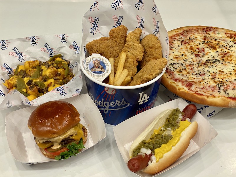 Dodger Stadium Food Menu On Home Plates For Postmates Delivery