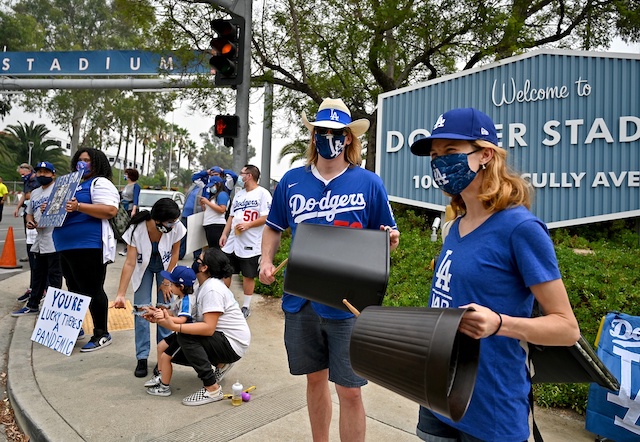 Dodgers fans, Dodger Stadium entrance