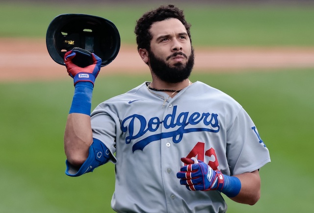 Groin injury knocks Edwin Rios off Dodgers' roster for NLDS – Orange County  Register