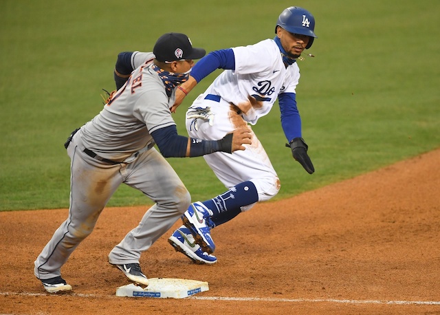 Mookie Betts' leadoff blast sparks Dodgers' win over Astros