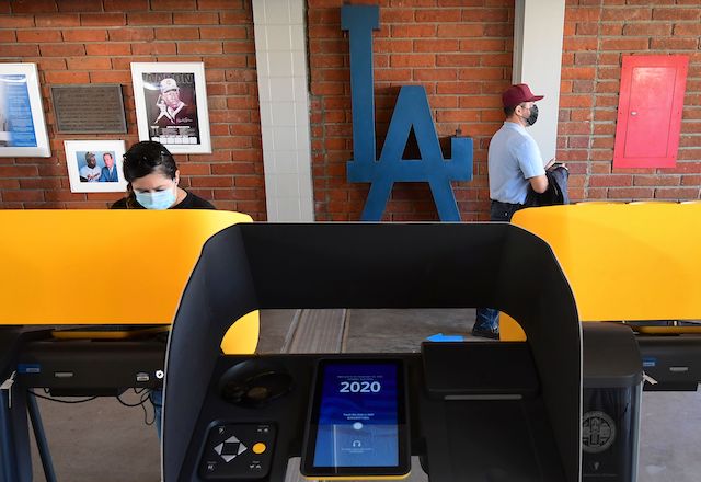 Dodgers, LeBron James team up to make Dodger Stadium a polling place