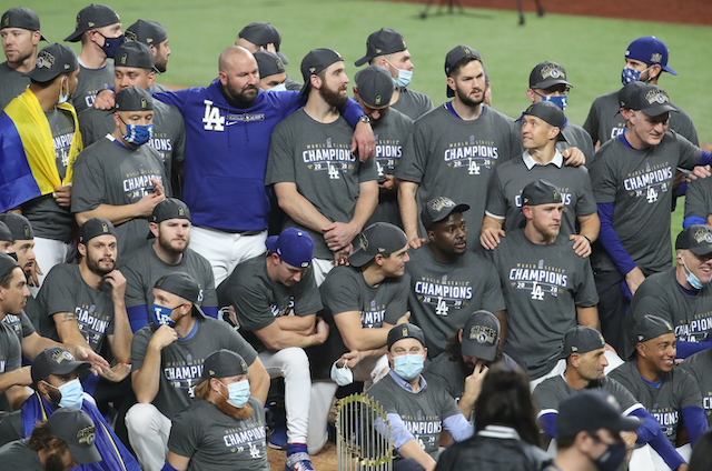 Bleacher Report on X: DODGERS ARE THE 2020 WORLD SERIES CHAMPS