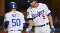 Mookie Betts, Corey Seager, 2020 World Series