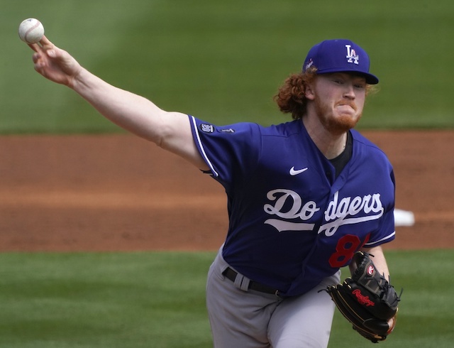 Dodgers Spring Training: Dustin May Used Offseason To Improve Curveball &  Changeup 