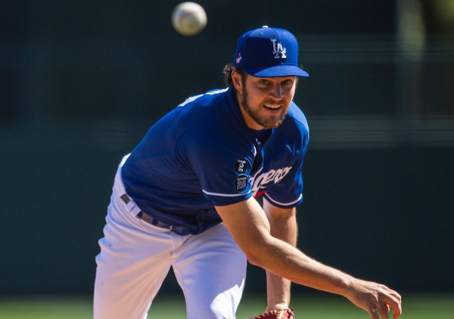 Trevor Bauer Pitches With One Eye Shut - Stadium