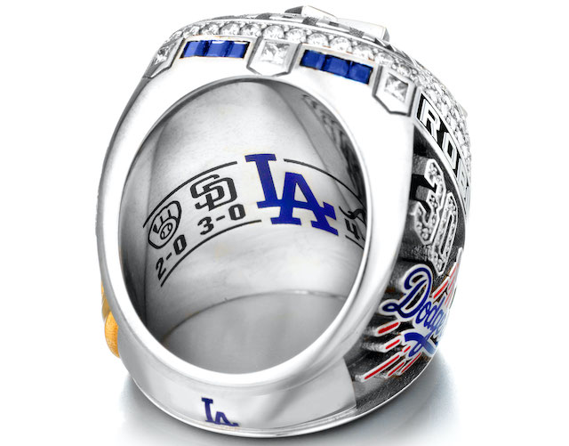 2020 Los Angeles Dodgers World Series Ring Details