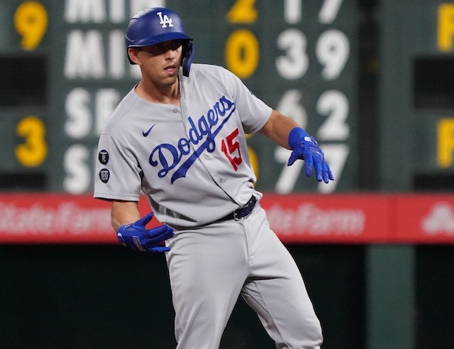 Austin Barnes Signed Los Angeles Dodgers Jersey Players Weekend