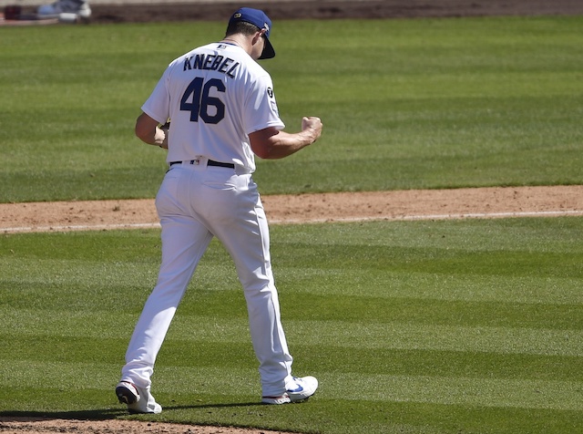 Corey Knebel, Dodgers win