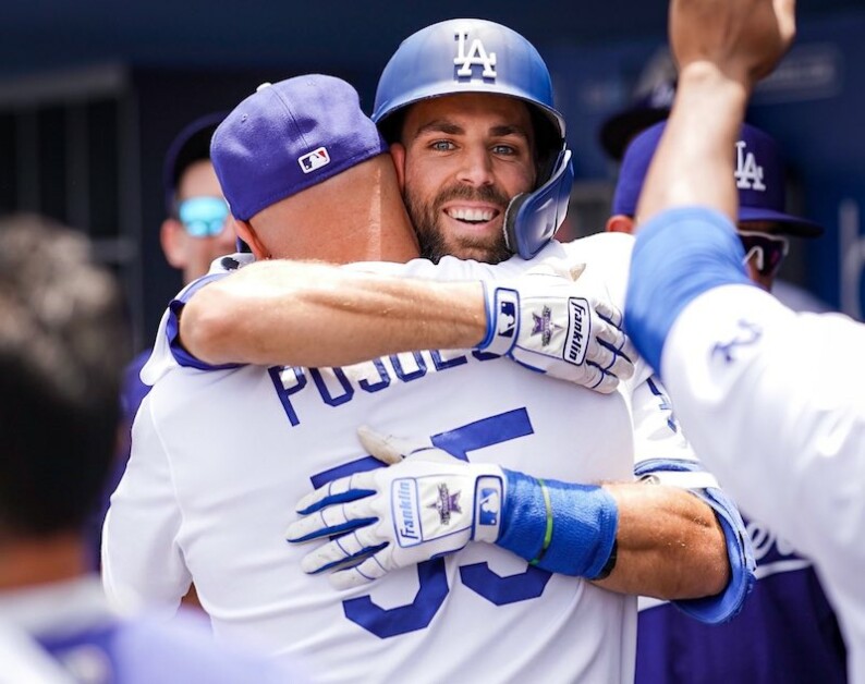 Dodgers News: Chris Taylor Describes Hugs From Albert Pujols