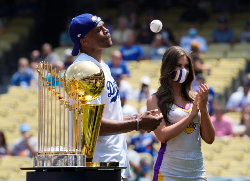 Dodgers Video: Russell Westbrook Throws Out First Pitch For Lakers Day At  Dodger Stadium