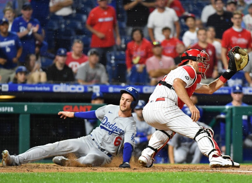 Trea Turner's awesome slide at home plate