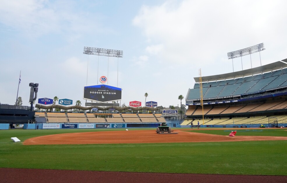 Dodgers seeking sponsors for field, team jersey patch
