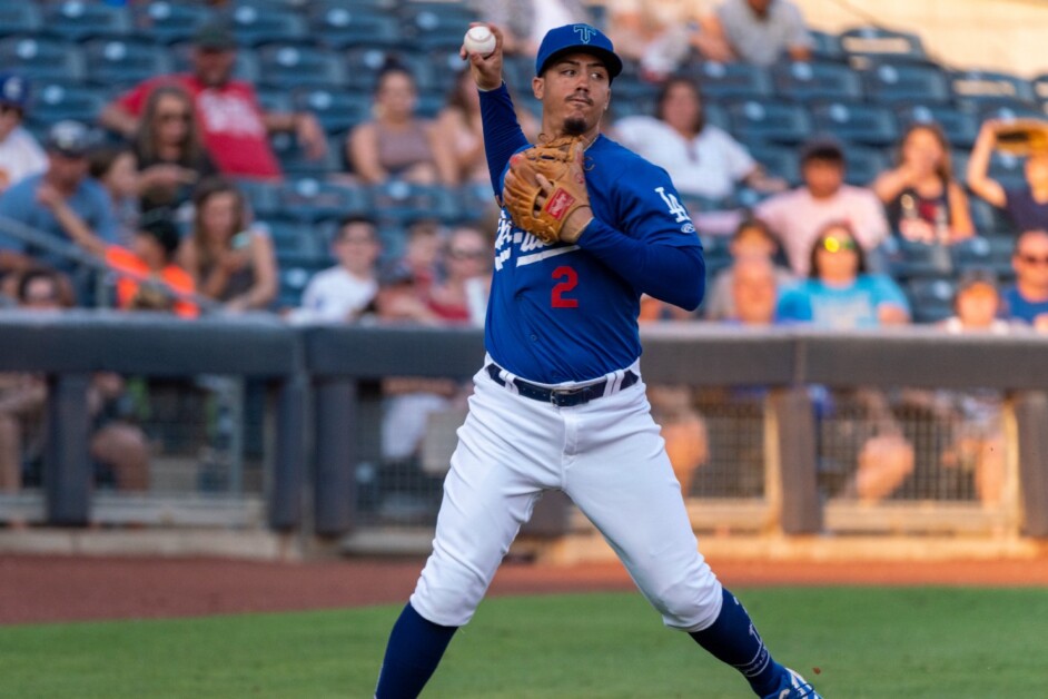 Miguel Vargas 2022 Topps Heritage Minor League #196, Oklahoma City Dodgers