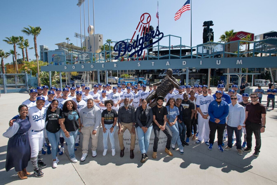 Los Angeles, California - David Peralta, Jordan. 22nd June, 2023. Laria.  The Los Angeles Dodgers Foundation's 2023 Blue Diamond Gala held at Dodger  Stadium in Los Angeles. Photo Credit: AdMedia/Sipa USA Credit