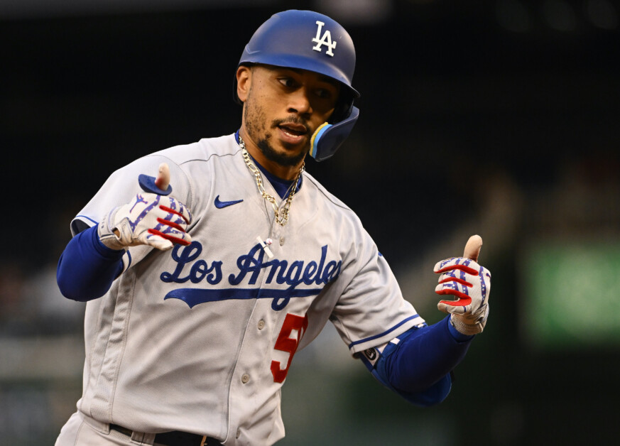 Mookie Betts #50 Los Angeles Dodgers White 2022 All-Star Game Flex