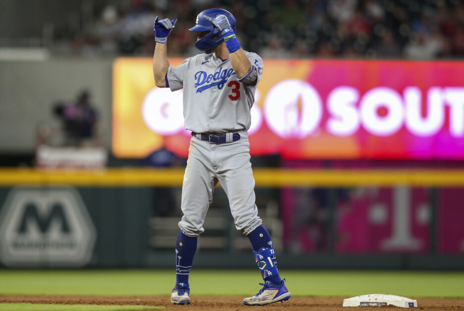 Download Chris Taylor During A Baseball Match Wallpaper