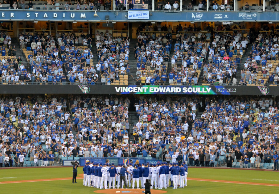 Vin Scully celebrated in moving Dodger Stadium ceremony – Orange County  Register