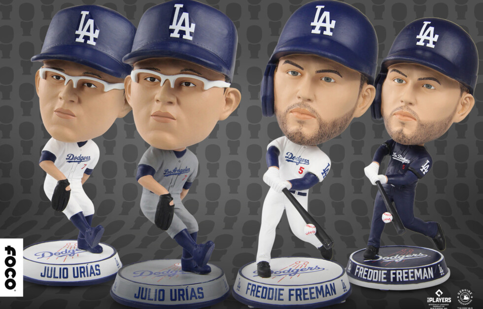 FOCO Selling Dodgers Bobbleheads Of Freddie Freeman & Julio Urías In  'Bighead' Form