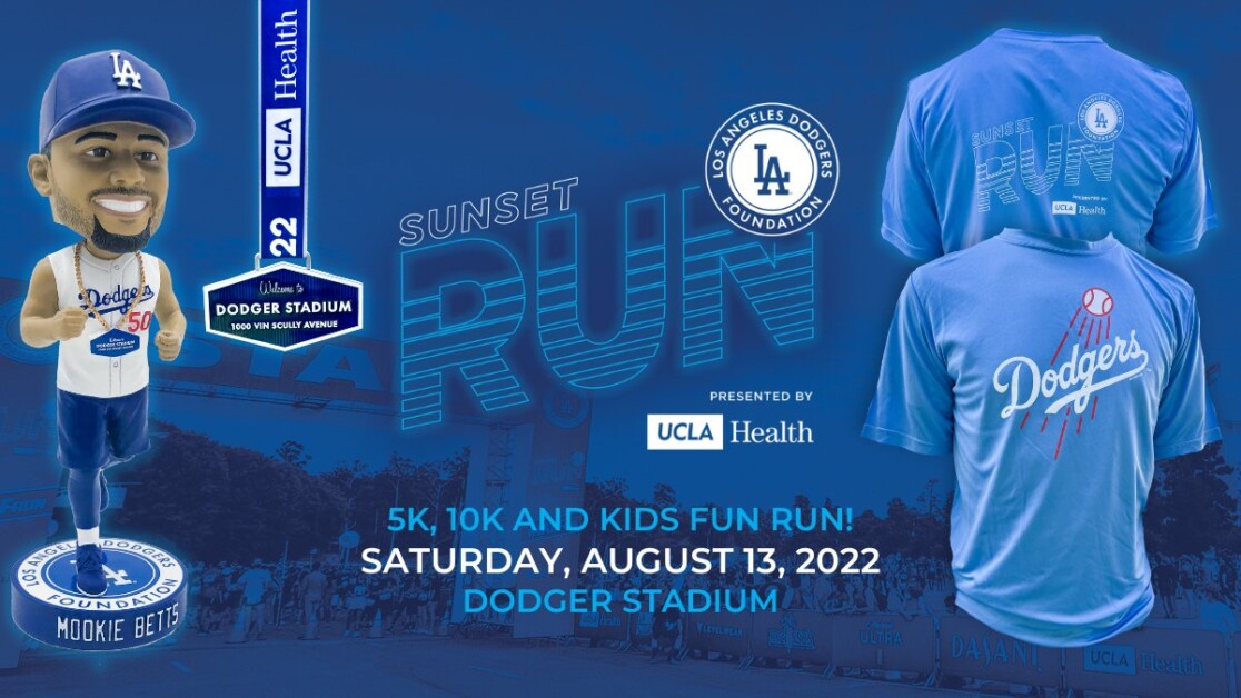 Mookie Betts Bobblehead Part Of Items Participants Receive For Los Angeles  Dodgers Foundation Sunset Run 2022