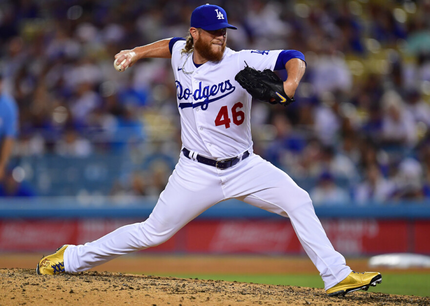 Craig Kimbrel, devastated after being left off the Dodgers roster for the  postseason, sneaks on to the field to disrupt the game : r/Padres