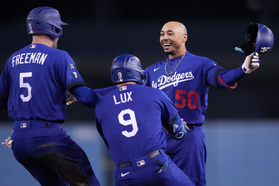 Dodgers New Lineup! Freddie Freeman Breaks Down New Look Roster, Lux at  Shortstop, New Rules, Mookie 