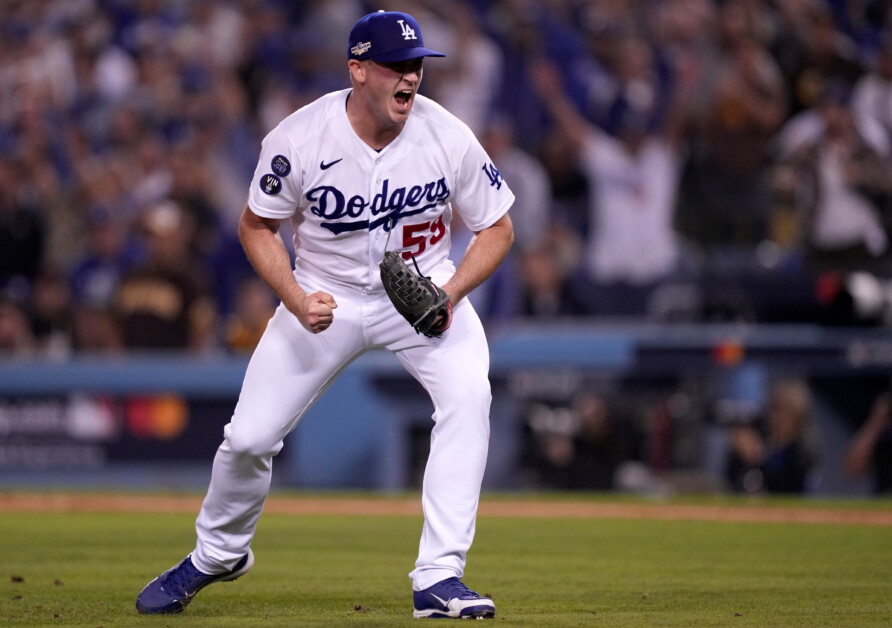 Autographed and Game-Used Brooklyn Dodgers Jersey: Evan Phillips