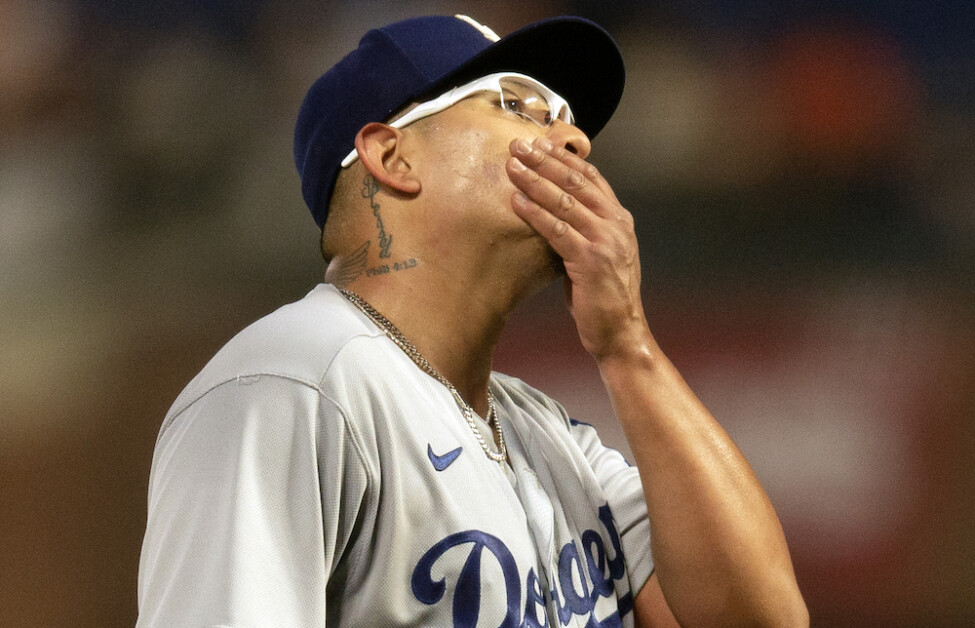 Dodgers place LHP Julio Urías on IL with hamstring strain - The San Diego  Union-Tribune