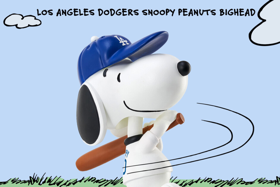 snoopy baseball dodgers