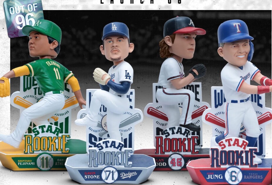 Gavin Stone Los Angeles Dodgers Star Rookie Bobblehead in 2023