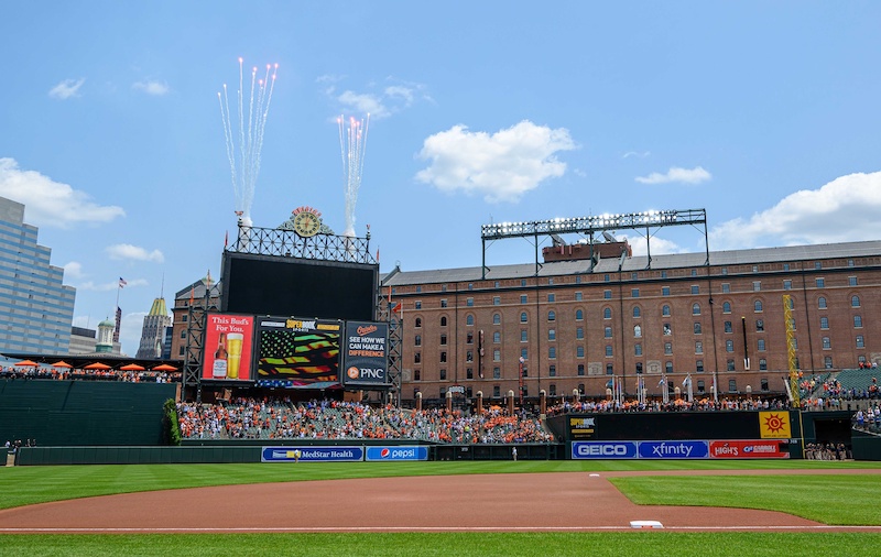 Photos of the redesigned LF at Camden Yards : r/baseball