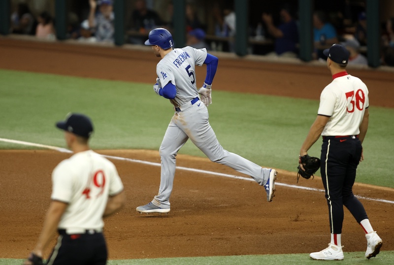 Freddie Freeman and J.D. Martinez help power Dodgers' comeback over Rangers