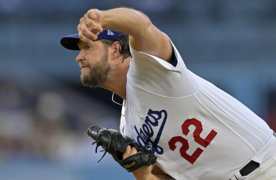 Clayton Kershaw's nine strikeouts, 06/08/2023