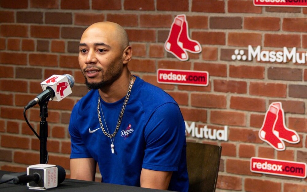 Conversations With Lakers Legend Kobe Bryant Helped Mookie Betts Handle  Fenway Park Return